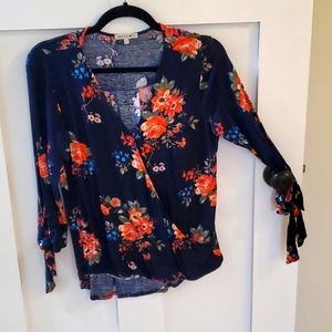 Floral print top